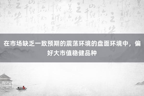 在市场缺乏一致预期的震荡环境的盘面环境中,偏好大市值稳健品种