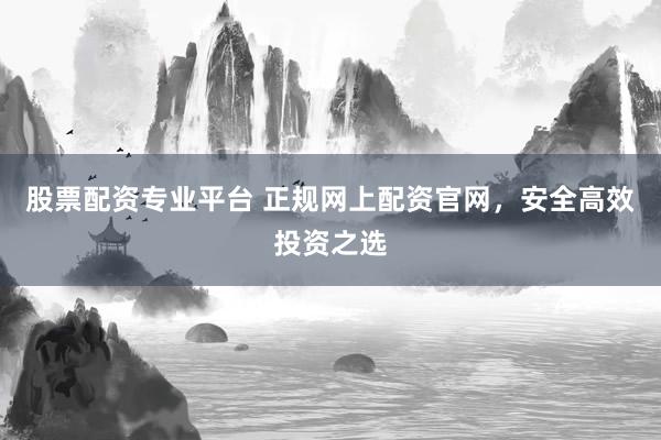 股票配资专业平台 正规网上配资官网，安全高效投资之选