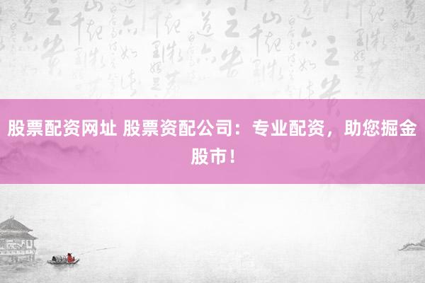 股票配资网址 股票资配公司：专业配资，助您掘金股市！